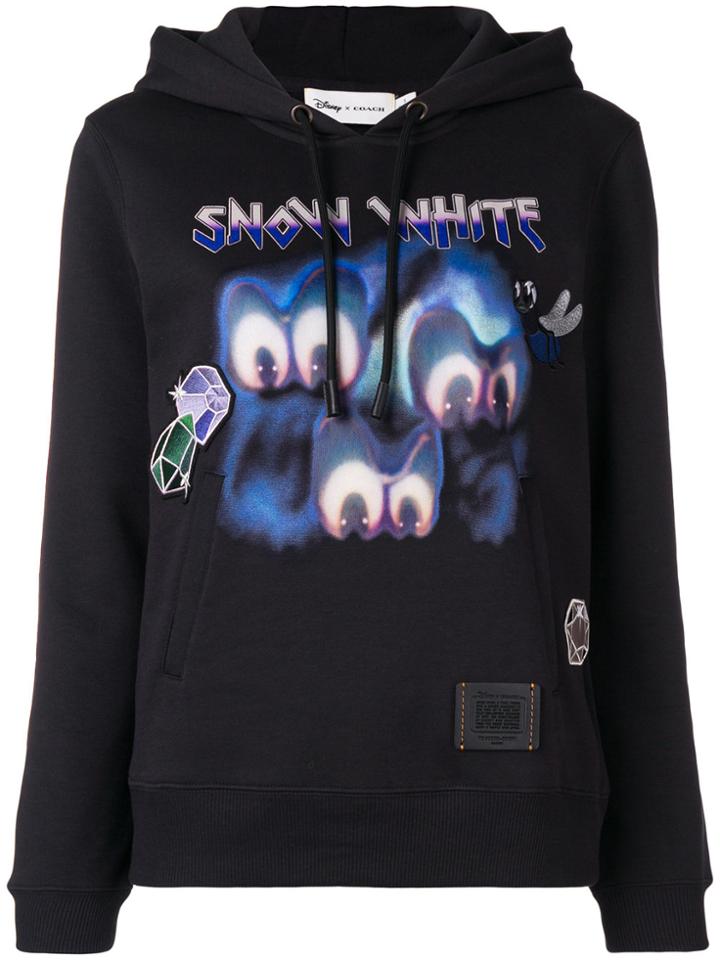 Coach Snow White Sleepy Graphic Hoody - Black