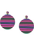 Mary Jane Claverol Petrova Earrings - Pink