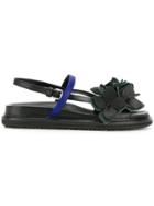 Marni Floral Fussbett Sandals - Green