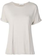 Le Tricot Perugia Basic T-shirt - Nude & Neutrals