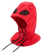 99% Is Drawsting Elasticated Hooded Hat - Red
