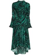 Navro Navro Slk Drs Leaf Ls Asym - Green
