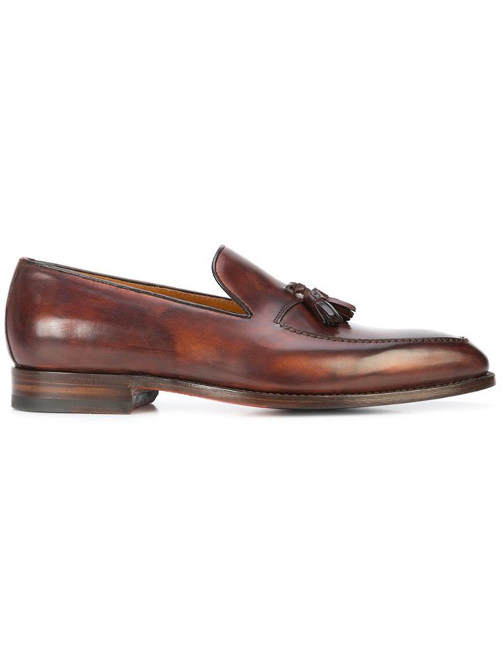 Bontoni Giovanni Loafers - Brown