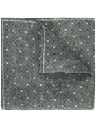 Brunello Cucinelli Dot Pattern Pocket Square, Men's, Green, Linen/flax