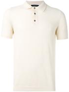 Roberto Collina Short Sleeve Polo Shirt, Men's, Size: 48, Nude/neutrals, Cotton/polyamide