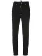 Dsquared2 - Cropped Jeans - Women - Cotton/elastodiene - 36, Black, Cotton/elastodiene