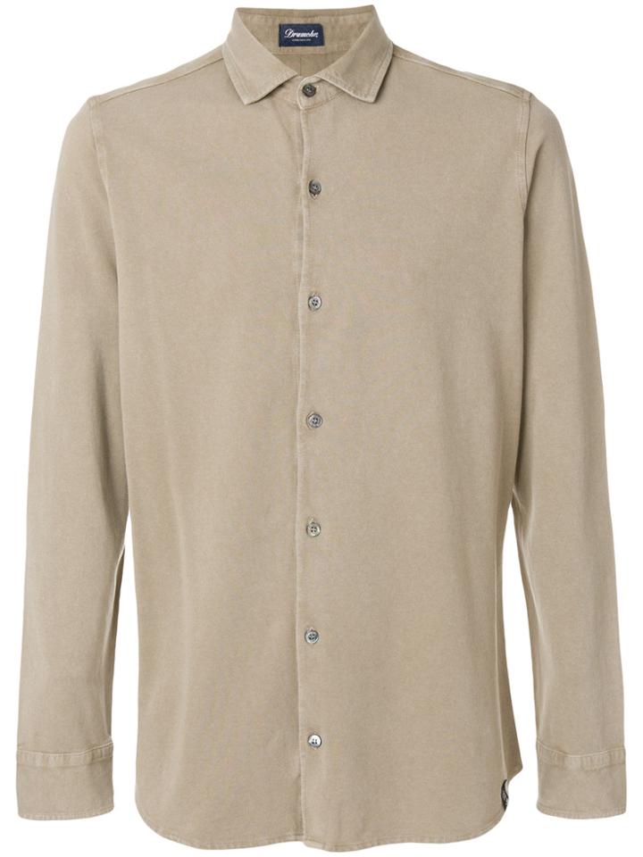 Drumohr Long Sleeve Shirt - Nude & Neutrals