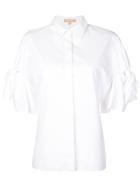 Michael Kors Tie Sleeve Shirt - White