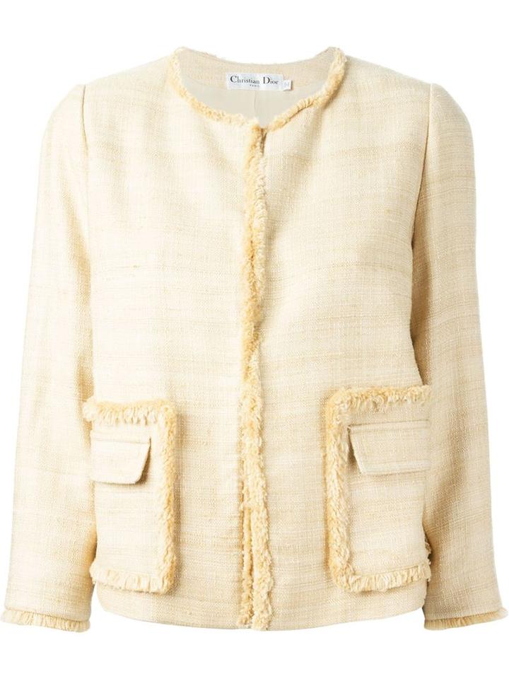 Christian Dior Vintage Frayed Edge Jacket
