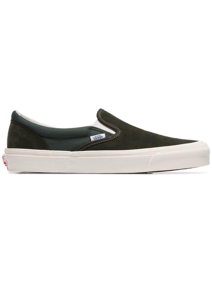 Vans Green Vault Og Slip On Suede Sneakers