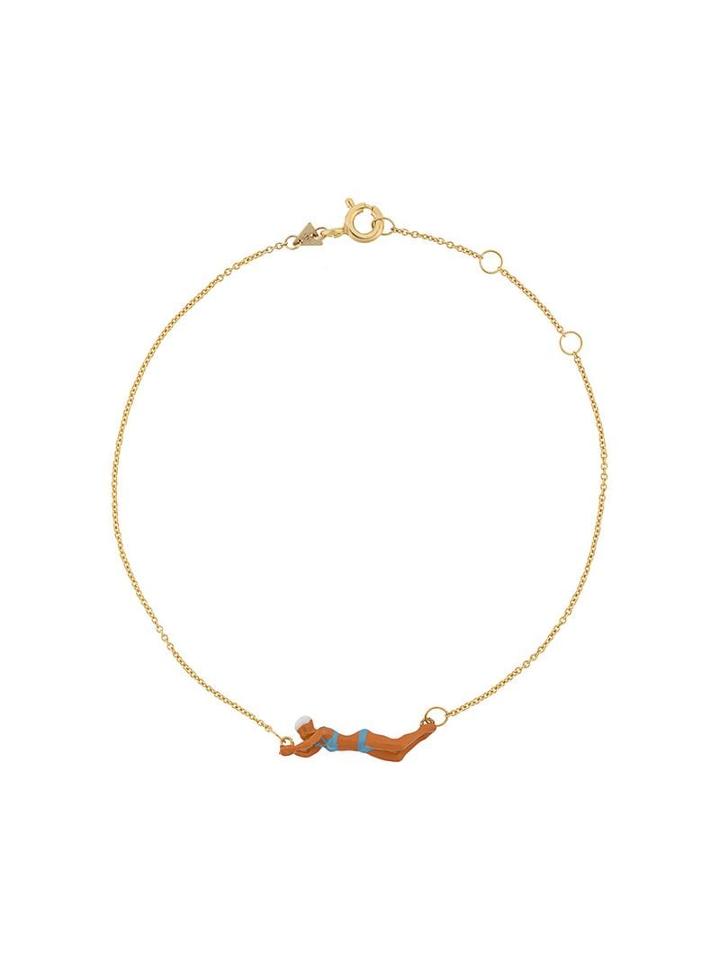 Aliita 9kt Yellow Gold Nadadora Bikini Bracelet