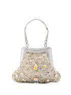 A.n.g.e.l.o. Vintage Cult 2000's Strass Embellished Mini Tote - Silver