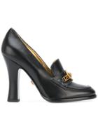 Versace Tribute Loafer Heels - Black