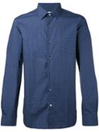 Paul Smith Dot Print Shirt, Men's, Size: 17 1/2, Blue, Cotton