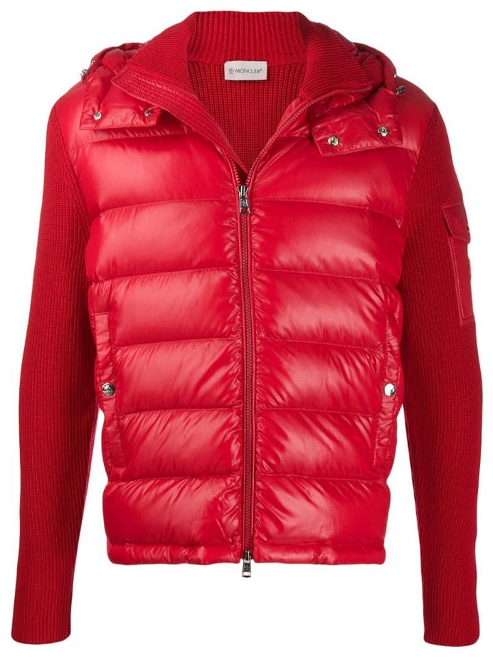 Moncler Hooded Puffer Jacket - Red