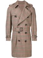 Gabriele Pasini Double Breasted Trench Coat - Nude & Neutrals