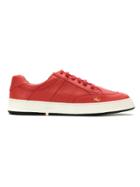 Osklen Leather Lace-up Sneakers - Red