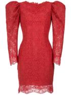 Martha Medeiros Lace Belle Dress - Vermelho Pitanga