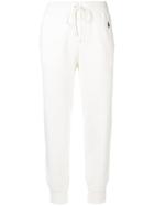 Polo Ralph Lauren Logo Embroidered Sweatpants - White