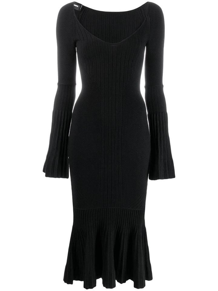 Dsquared2 Ribbed Tube Dress - Black