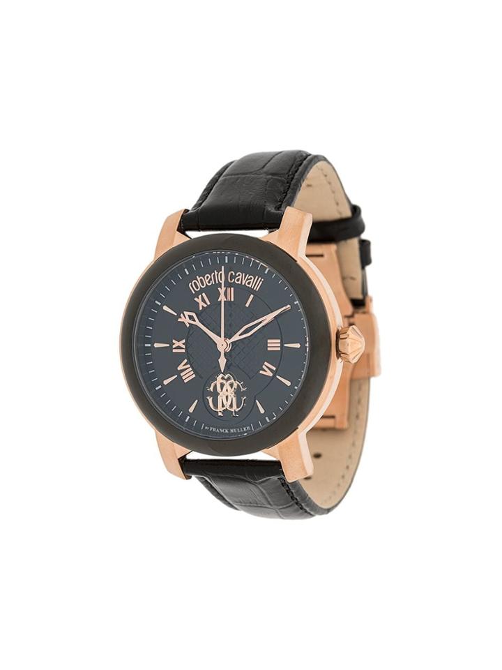 Roberto Cavalli Roman Dial Watch - Black