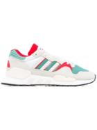 Adidas Never Made Multicoloured Zx930 X Eqt Suede Sneakers - Green