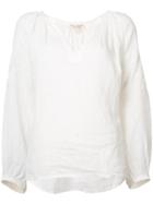 Nili Lotan - Ember Blouse - Women - Linen/flax - S, Women's, White, Linen/flax