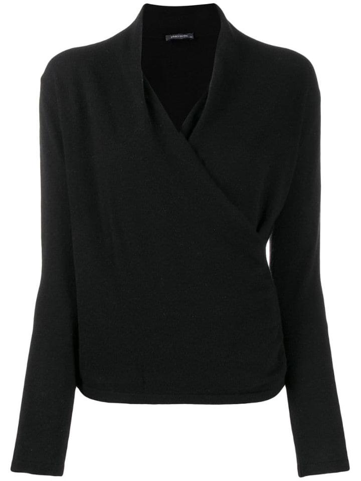 Philo-sofie Wrapped Front Jumper - Black