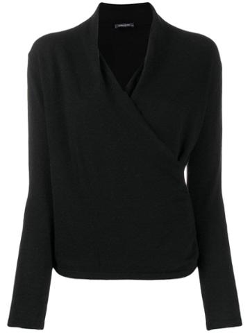 Philo-sofie Wrapped Front Jumper - Black