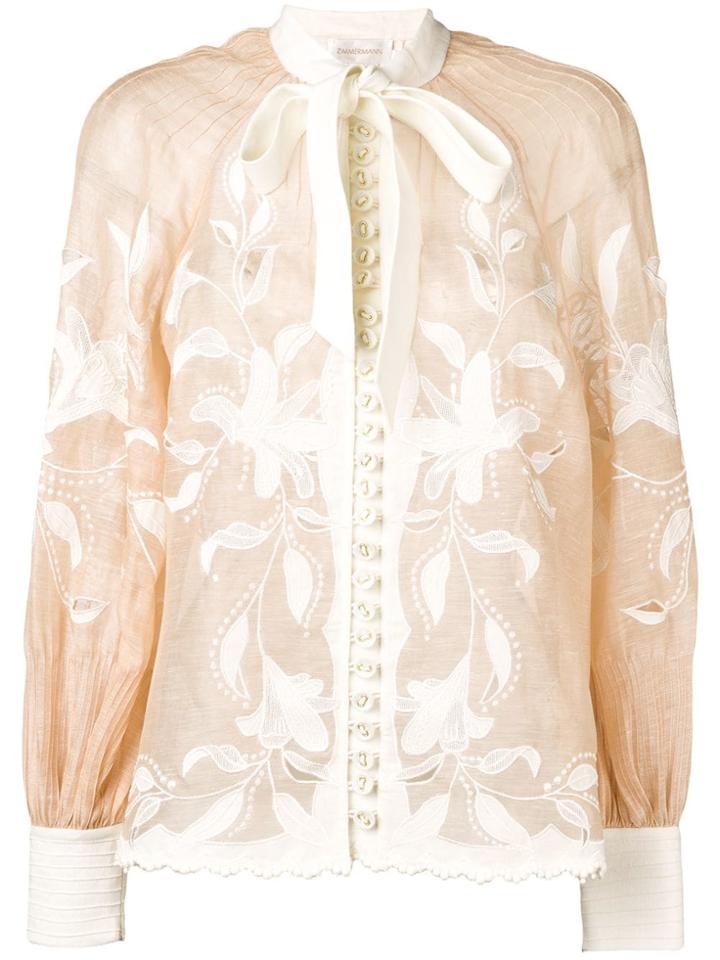 Zimmermann Lily Blouse - Neutrals