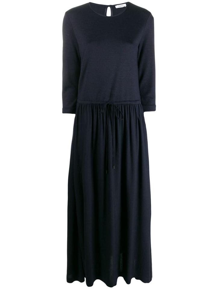 Peserico Long Flared Dress - Blue