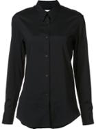 Lemaire Pointed Collar Shirt, Women's, Size: 38, Black, Silk/spandex/elastane/wool