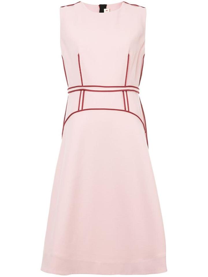 Marni Piped Formal Dress - Pink