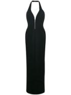 Alexander Wang Zipped Halter-neck Maxi Dress - Black