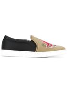 Joshua Sanders Fish Slip-on Sneakers - Black