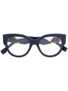 Fendi Eyewear Facets Glasses - Blue