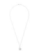 Marchesa 18kt White Gold Floral Diamond Pendant Necklace