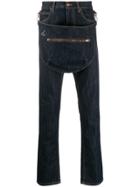 Vivienne Westwood Anglomania Embroidered Straight-leg Jeans - Blue