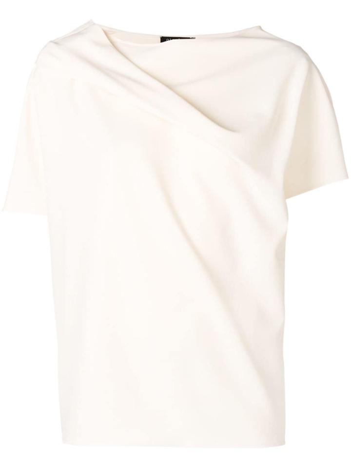 Gianluca Capannolo Roll Detail Blouse - Nude & Neutrals