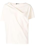 Gianluca Capannolo Roll Detail Blouse - Nude & Neutrals