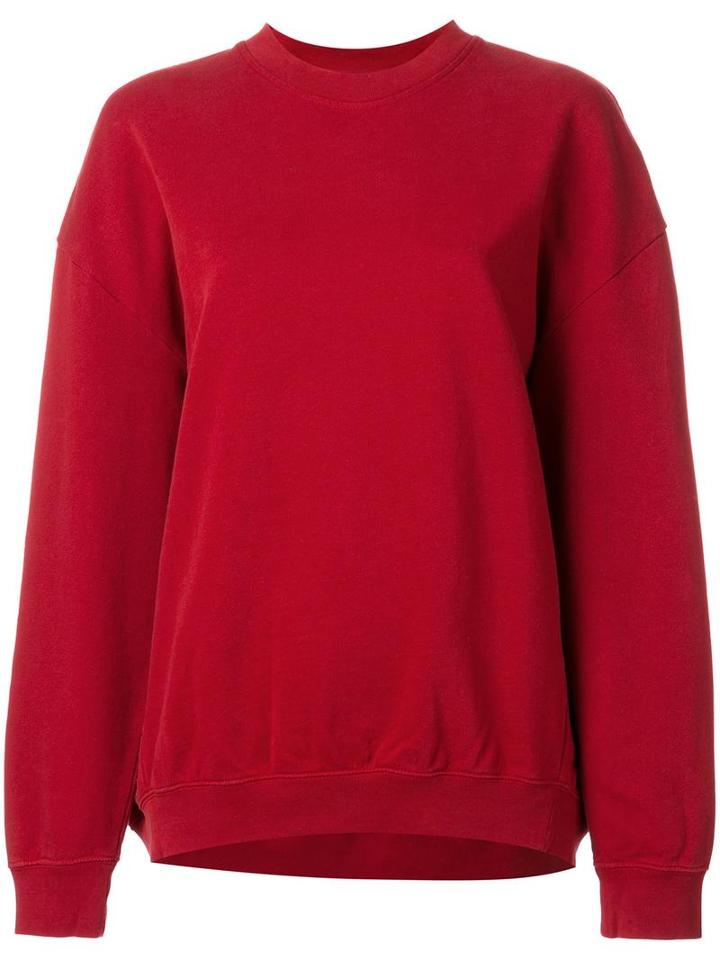Iro Crew Neck Sweatshirt, Women's, Size: Small, Red, Cotton
