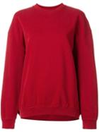 Iro Crew Neck Sweatshirt, Women's, Size: Small, Red, Cotton
