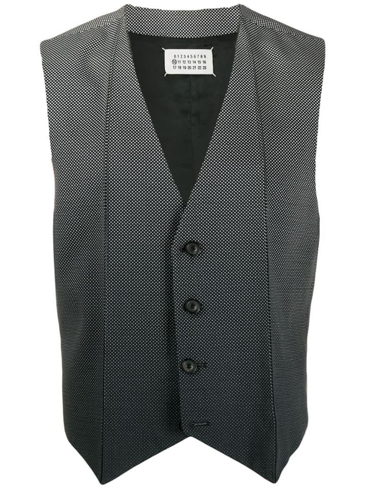 Maison Martin Margiela Pre-owned Patterned Dot Vest - Black