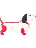 Thom Browne Dog Clutch - White