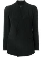 Y's Wrap-effect Blazer - Black