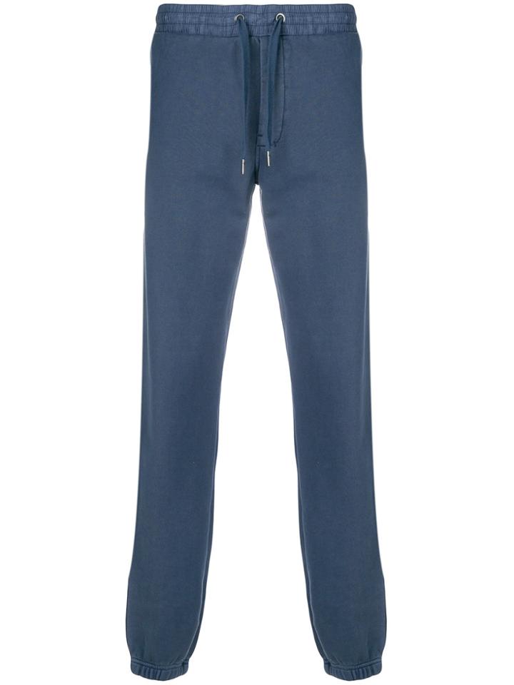Sun 68 Ribbed Cuff Tracksuit Bottoms - Blue
