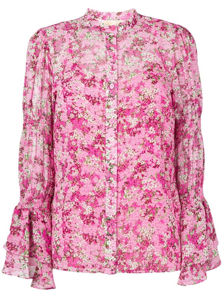 Michael Michael Kors Floral Print Shirt - Pink