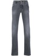 Jacob Cohen Bandanna Straight-leg Jeans - Grey