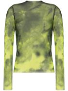 Marques'almeida Tie-dye Mesh Top - Green