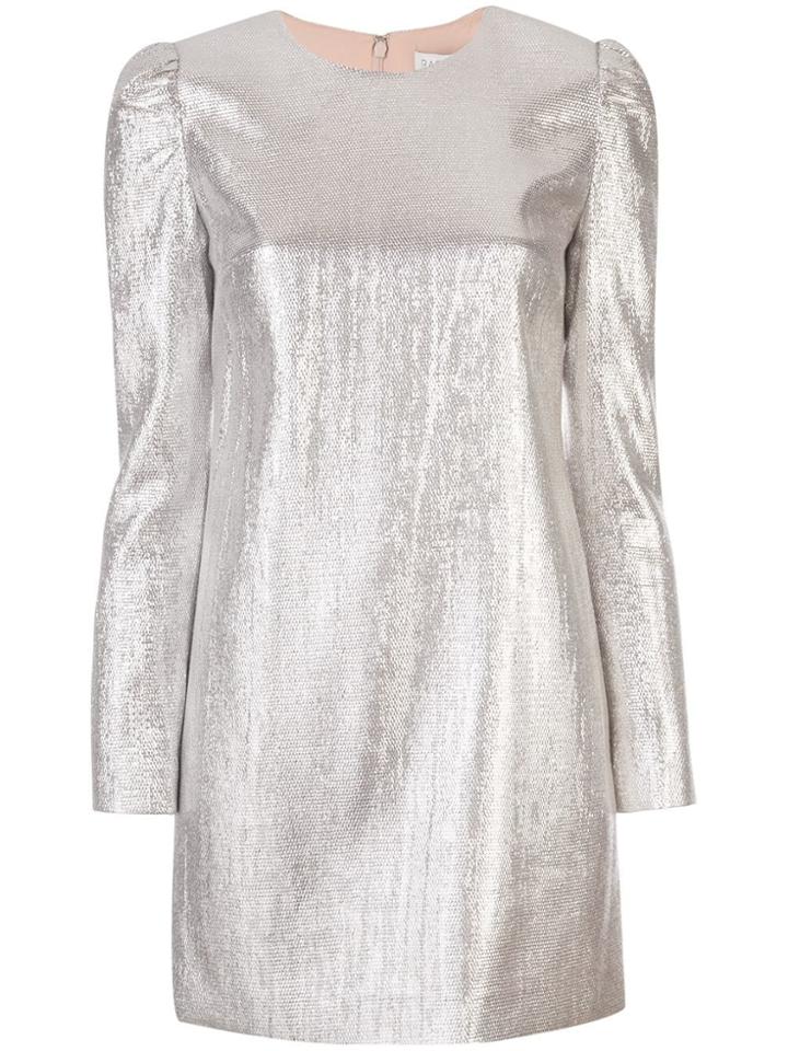 Rachel Zoe Metallic Shirt Dress